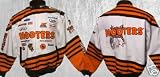  : Alan Kulwicki Racing #7 Hooters Winston Cup Mighty Mouse Cotton Twill Jacket Size Large