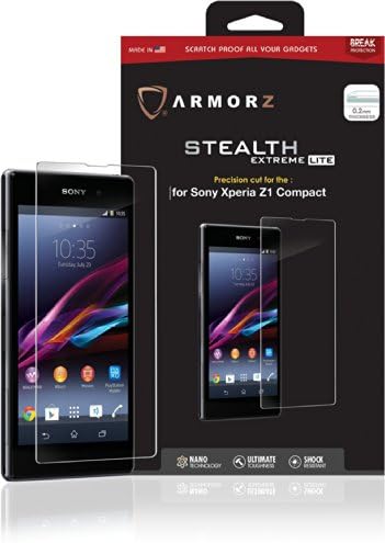 Armorz Stealth Extreme Lite Tempered Glass Screen Protector for Sony Xperia Z1 Compact