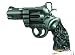 Hand Gun Revolver Belt Buckle with Skull Realistic gift western