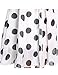 Jollychic Women's Black Dot Chiffon Maxi Full-length Skirt Big Hem Beach Dresses (top not included)
