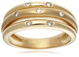 18ct Yellow Gold Amr44789 Ladies 010ct Diamond Band Ring Size P