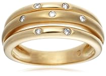 18ct Yellow Gold AMR44789 Ladies 0.10ct Diamond Band Ring