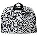 Black White Zebra Print Garment Bag Dance Cheer Luggage