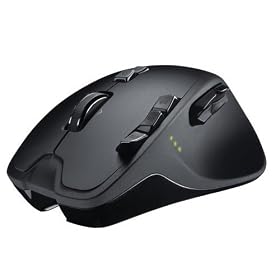 Logitech - Wireless Gaming Mouse G700 - Souris sans-fil - Laser pour le jeu - Roulette de d�filement double mode - Boutons sculpt�s de fa�on individuelle -13 commandes programmables - Noir