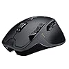 Logitech Wireless Gaming Mouse G700 Souris sans-fil Laser pour le jeu Roulette de d�filement double mode Boutons sculpt�s de fa�on individuelle -13 commandes programmables Noir