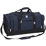 UPC 742065000013 product image for Everest Luggage Sporty Gear Bag, Navy/Black, Navy/Black, One Size | upcitemdb.com