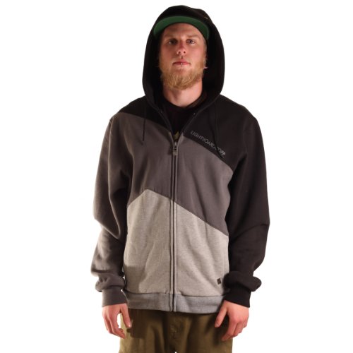LIGHT Jungen Kapuzenpullover TRE, heather/gun grey/black, M, LSD344/TRE Preisvergleich