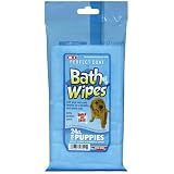 8in1 Perfect Coat Bath Wipes - 24 Count Puppy (Flow Wrap), 24-Count