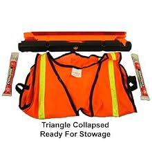 Kimberly Clark Jackson Safety 14667 Motorist Safety Kit, Red