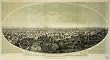 Los Angeles, California - Aerial View - 1888 Lithograph - 16x20-inch - Fine-Art-Quality Photographic Print of an Image from the Library of Congress Collection