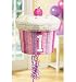 Party Supplies - Cupcake 13" Pull-string Pinata Pink