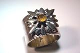Inspired Sterling Silver and Gemstone Ring