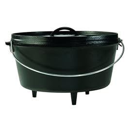 LODGE(ロッジ) ロジック12インチディープ深型キャンプダッチオーブン 足つき L12DCO3【並行輸入品】