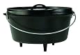 Lodge Logic 8-Quart Pre-Seasoned Cast-Iron Camp Dutch Oven