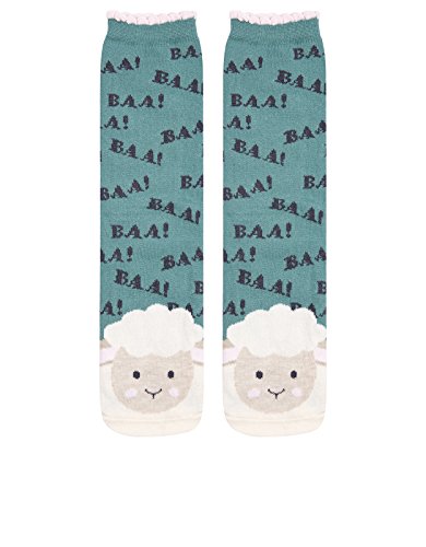 Accessorize Womens Shane Sheep Face Sock
