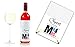 Novosta Wine Bottle Wedding Labels for Engagement Party, Wedding Day, Bridal Shower, Bachelorette Party - The