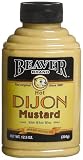 Beaver Brand Dijon Mustard with Wine, 12.5-Ounce Squeezable Bottles (Pack of 6)