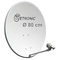 Metronic - 498250 - Kit num�rique avec LNB universel + Parabole acier Blanche de... - 80cm  CALYSTA