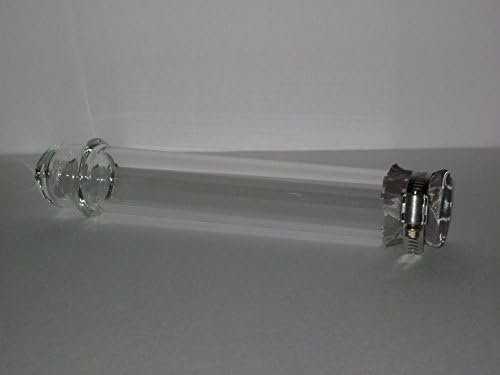 Essential Oil Glass Extractor Kit w/support ring / 1.25" X 7" / 15 Gram / Screens and Clamp Included