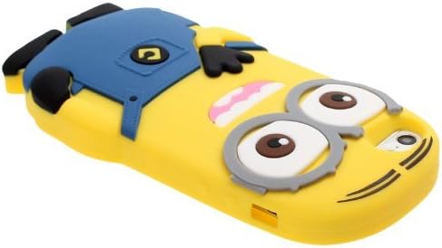 3d Despicable Me Ii Minions Style Silicone Case for Iphone 5 & 5s (Two Eyes Blue)