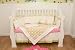 Soft Patchwork / Rose &Green" Crib Bedding "