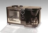 3-IN-1 toaster oven, griddle and coffee maker-24V