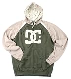 DC Transfer Men's Hooded Zip Sweatshirt - Olive Night