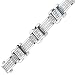 Sterling Silver 7 ct. Three Row Cubic Zirconia Bracelet