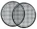 Mobilespec/Basic GK-28 8 Metal Waffle Speaker Grills - Pair (1 Each)