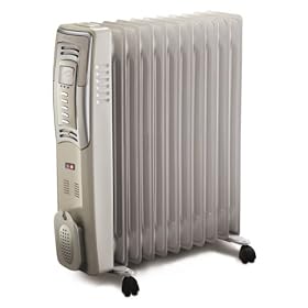 Bionaire 2500w 11 Fin Oil Filled Radiator with Digital Thermostat