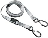 Master Lock 3062DAT 6-Foot-by-1-Inch Spring Clamp Tie Downs with PVC Grip and Retention Hooks