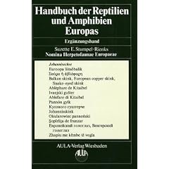 Handbuch der Reptilien und Amphibien Europas, Nomina Herpetofaunae Europaeae: Erg.-Bd