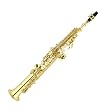 Cecilio Gold Lacquer Brass Soprano Saxophone Kit