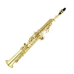 Cecilio Gold Lacquer Brass Soprano Saxophone Kit