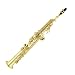 Cecilio Gold Lacquer Brass Soprano Saxophone Kit
