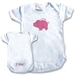Little Stinker Pig Short Sleeved Onesie