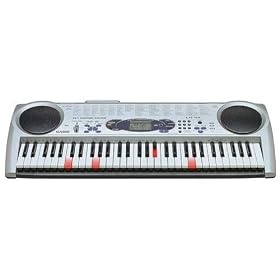 61 Key Full-Size Lighted Keyboard with MIDI and LCD Screen