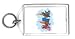 Keychain with birds, pair, migration, flying, luggage