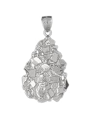 Clevereves 14K White Gold Charm Nuggets 11.6 - Gram(s)