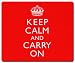 from Keep Calm Keep Calm and Carry On Computer Mousemat & Coaster Set Model LP19518