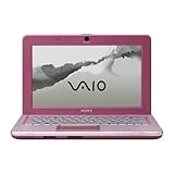 Sony VAIO VPC-W111XX/P 10.1-Inch Pink Netbook - 2.5+ Hour Battery Life