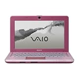 Sony VAIO VPC-W111XX/P 10.1-Inch Pink Netbook - 2.5+ Hour Battery Life