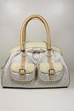 Christian Dior Handbags White (Off White) Diorissima Fabric and Leather JCV44547