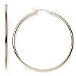 14k Yellow Gold Hoop Earrings