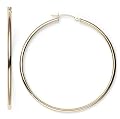 14k Yellow Gold Hoop Earrings
