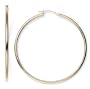 Duragold 14k Yellow Gold Hoop Earrings, (1.97" Diameter)