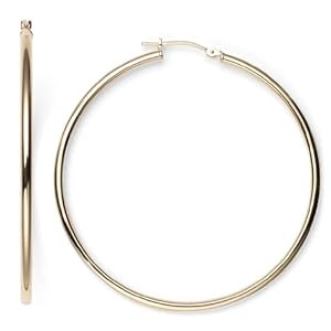 14k Yellow Gold Hoop Earrings by