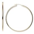 Duragold 14k Yellow Gold Hoop Earrings, (1.97