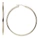Duragold 14k Yellow Gold Hoop Earrings, (1.97" Diameter)