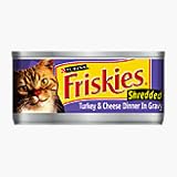Friskies Shredded Turkey and Cheese in Gravy for Cats (24/5.5-oz cans)